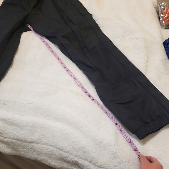 Obermeyer Killington Black Snow Ski Shell Pants Women's Size 12 Nylon Retro - Picture 14 of 15